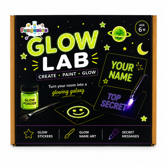 Fungenius Glow Lab Glow in the Dark Science & Art Kit for Kids