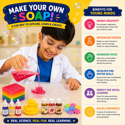 Fungenius DIY Soap Lab Kit for Kids