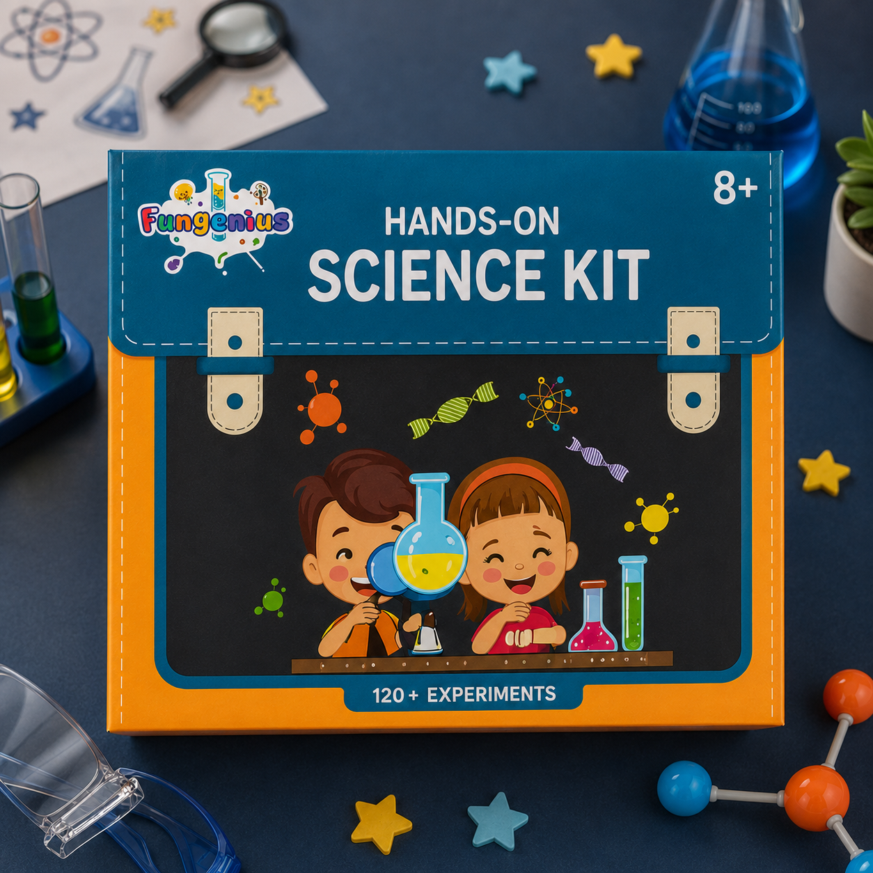 Fungenius Hands-On Science Kit (120 Experiments)